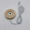 Miniatyrbild 5 av 10: LED-ljusdisplayhållare Crystal Ball Base WARM LIGHTC C Warm LightC