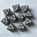 Pikkukuva 4 / 10: 10 kpl set Noppapelit PUNAINEN red