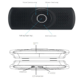Miniatyrbild 8 av 10: Solskydd Högtalare Handsfree Högtalartelefon Smartphones Billaddare Black