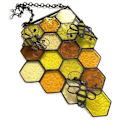 Pikkukuva 1 / 8: Honeycomb riippuva koriste sarjakuva Bee 6 6 6