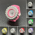 Miniatyrbillede 9 af 10: Digitalt Parur Ring Ring Ur SORT Black
