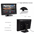 Pikkukuva 6 / 10: 5 tuuman Driving Recorder Screen Screen Monitor Auto DVR Dash Cam