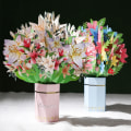 Miniatyrbillede 3 af 10: 3D Pop-up Buket Papir Blomster SOLSSIKKE SOLSSIKKE Sunflower
