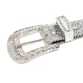 Miniatyrbillede 5 af 10: Rhinestone Bælte Talje SILVER Silver