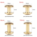 Miniatyrbillede 2 af 10: 10 stk Arc Bælte Skrue Læder Craft 10MM10SÆT 10SÆT 10mm10sets
