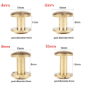 Miniatyrbillede 2 af 10: 10 stk Arc Bælte Skrue Læder Craft 8MM10SÆT 10SÆT 8mm10sets