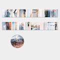 Miniatyrbilde 1 av 10: Washi Tape Retro Scenery TYPE D TYPE D Type D