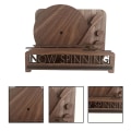 Miniatyrbillede 8 af 10: Album Stand Plade Display Stand TRÆ FARVE TRÆ FARVE Wood Color