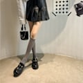Miniatyrbillede 3 af 10: Strømper Lange Strømper SORT black