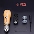 Miniatyrbilde 1 av 10: Leathercraft syverktøysett Skinnsysett STYLE A STYLE A Style A
