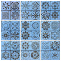Miniatyrbild 4 av 8: Ett paket med 36/56 målningsmall Mandala stenciler