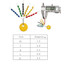 Pikkukuva 2 / 9: 10 kpl Float Space Beans Float Fishing Bobber MCYLINDER CYLINDER Mcylinder
