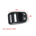 Miniatyrbilde 6 av 10: 10 stk Webbing stroppspenne Justerbar skyvefeste 43X30MM 43x30mm
