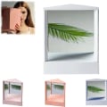 Miniatyrbild 5 av 10: Reverserande spegel Rektangulär skrivbordsspegel VIT White