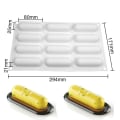 Miniatyrbillede 1 af 10: 3D Stick Halvcylindrisk Lang Strip Form 02 02 02