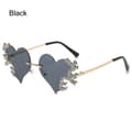 Flame Heart aurinkolasit Aurinkolasit MUSTA Black