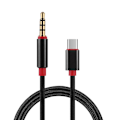 Miniatyrbilde 1 av 10: Type-C til 3,5 mm lydkabel USB C til 3,5 mm hodetelefonadapter Black