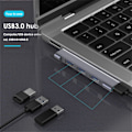 Miniatyrbillede 8 af 10: 4 i 1 USB-C Hub Universal USB 3.0 Docking Station