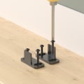 Miniatyrbillede 9 af 10: Skydedør Guide Stalddør Gulvstyr 2 PAR 2 PAR 2 Pairs