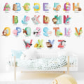 Miniatyrbillede 5 af 6: Alfabet Wall Sticker Bogstaver Animal Wall Decals