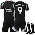 Miniatyrbillede 1 af 2: 2024-2025 Arsenal Aawy Børne/Voksen Fodboldtrøje Jersey Nr. 9 Jesus 20