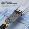 Miniatyrbilde 5 av 9: Mobil Datakabel Ladekabel 2M60W BLÅ 60W BLÅ 2m60W Blue
