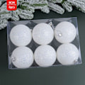 Miniatyrbilde 1 av 10: 6stk julekuler Juletre hengekule 6STK 8CM 6STK 6pcs 8cm