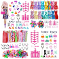 Pikkukuva 5 / 10: 1 set Random Doll Vaatteet Asusteet Mekkokengät 32PCS-B 32PCS-B