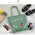 Miniatyrbillede 1 af 10: Student Tutorial Taske Totes Shopper Tasker GRØN Green