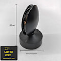 Miniatyrbillede 2 af 9: LED væglampe vindueskarm lys SORT black