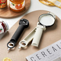 Miniatyrbild 7 av 10: Infällbar Flasköppnare Burköppnare VIT White