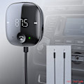 Miniatyrbillede 7 af 10: Bluetooth Adapter Bil Adapter FM Bluetooth Black