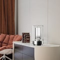 Miniatyrbillede 5 af 10: Krystal Lampe Bordlampe SORT Black