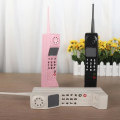Miniatyrbillede 5 af 10: Mobil Mursten Telefon Model Mursten Mobiltelefon Dekoration Håndværk RØD Red