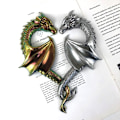 Miniatyrbillede 6 af 8: Dragon Silikoneform Harpiksforme Støbeform