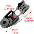 Miniatyrbild 3 av 3: Ersättningsdragkedja Fixer Spring Rep Lock Spring Spänne