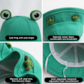 Miniatyrbillede 10 af 10: Sød Hat Frog Bucket Hat GUL Yellow