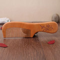 Miniatyrbilde 1 av 10: 2 stk Peach Wood Comb Fine Tooth Comb 8 8 8