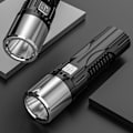 Miniatyrbillede 6 af 8: LED lommelygte USB genopladelig lys søgelygte