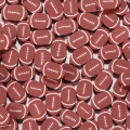 Miniatyrbillede 1 af 6: 200 Stk Sports Fodbold Perler Polymer Clay Beads Rugby Fodbold