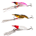 Miniatyrbillede 8 af 10: 2 Stk Rejelokker Minnow Fiskelokke GULD 11G gold 11g