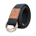 Pikkukuva 1 / 10: Nylon punottu vyö kaksoisrengas vyötärönauha TUMMANHARMAA dark gray