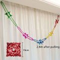 Miniatyrbilde 2 av 10: 2/4/8 stk metallisk folie krans takkrans C-3M 2 STK C-3M 2 STK C-3m 2Pcs