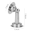 Miniatyrbillede 2 af 10: Dørprop Magnetisk Dørholder SORT Black