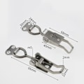 Miniatyrbild 2 av 4: 4pack Toggle Lach Clamps Dra Hasp Spärrar Snabbkoppling Hand