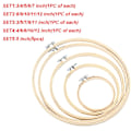 Miniatyrbild 3 av 10: 5PCS Broderi Hoop Cross Stitch Frame Round Loop SET2 SET2