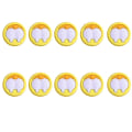 Miniatyrbilde 1 av 6: 10 stk Rocker Caps Joystick Deksel GUL 10 STK 10 STK Yellow 10pcs-10pcs