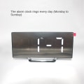 Miniatyrbilde 7 av 10: Vekkerklokke Elektronisk klokke HVIT White