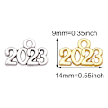 Miniatyrbillede 3 af 10: 100 stk. Souvenirvedhæng 2023 kvast STYLE-3 STYLE-3 Style-3