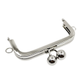 Pikkukuva 5 / 10: Kukkarokehys Kiss Clasp Kukkaro lukkokehys SILVER silver